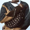 Designer Studded Shoulder Bag Rivet Crescent Bag 2025 New Women's Metal Underarm Bag High-end Retro Rivet Polka Dot Shoulder Bag 2
