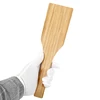 32cm Natural Bamboo Paddle Riding Crops Flogger Horsewhips Spikes 0.9cm Thickness Spanking Paddle Slapper Dressage Whips 2