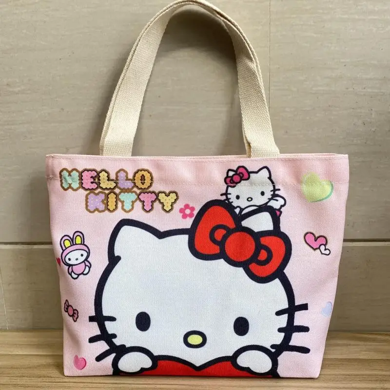 Hello Kitty Checker Messenger Shoulder Kids Bag For School. Authentic Sanrio