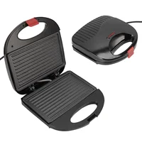 110V Panini Press Grill Nonstick Panini Sandwich Maker Double Sided Indoor Grill Sandwich Toaster for Cooking Baking 750W 1