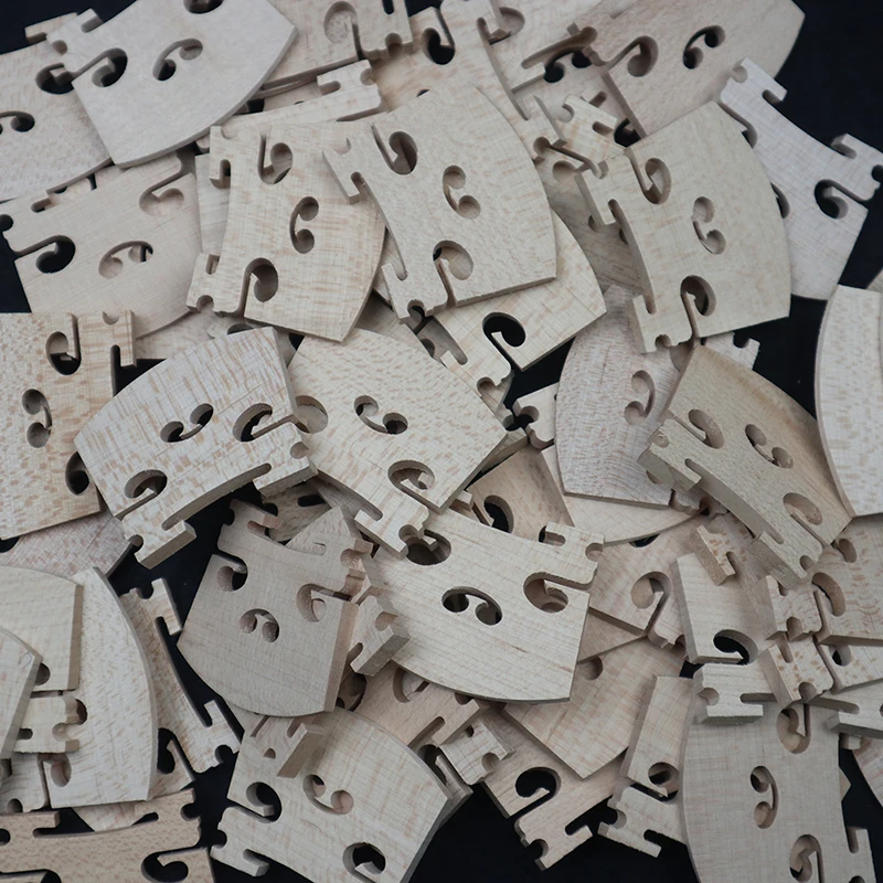 30pcs Maple Wood Viola Bridge 46mm,48mm,Each Size 15pc. Bridge for 15" and 16" Viola