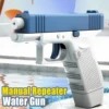 Children Storage Water Gun Pistol Shooting Toy Automatic Summer Outdoor Play Water Sports Beach Toys Gun for Boys Girls Gifts 1