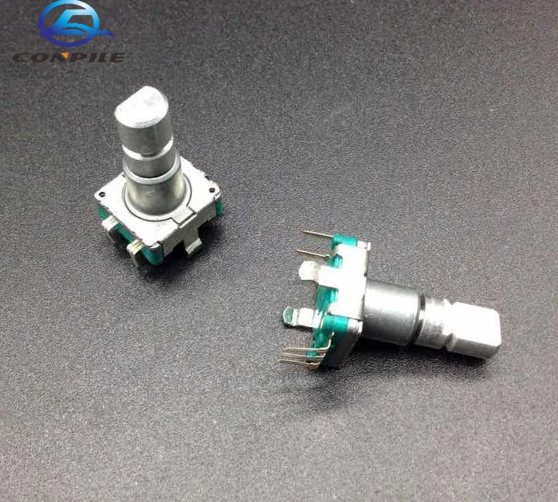 2Pcs Per Alps Toyota Highlander Potenziometro Digitale Auto Cd Audio Di Navigazione Rotante Ec11 Codifica Interruttore A Chiave 30 Bit 17Mm Asse