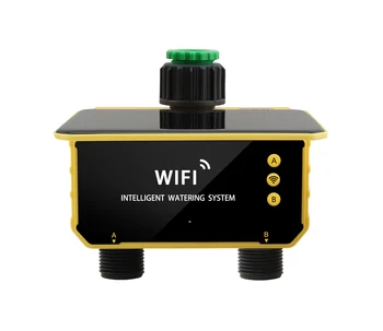 Household 2-Way WIFI  Solar Automatic Irrigation TImer  Rain Sensor Watering controller For Garden Balconi