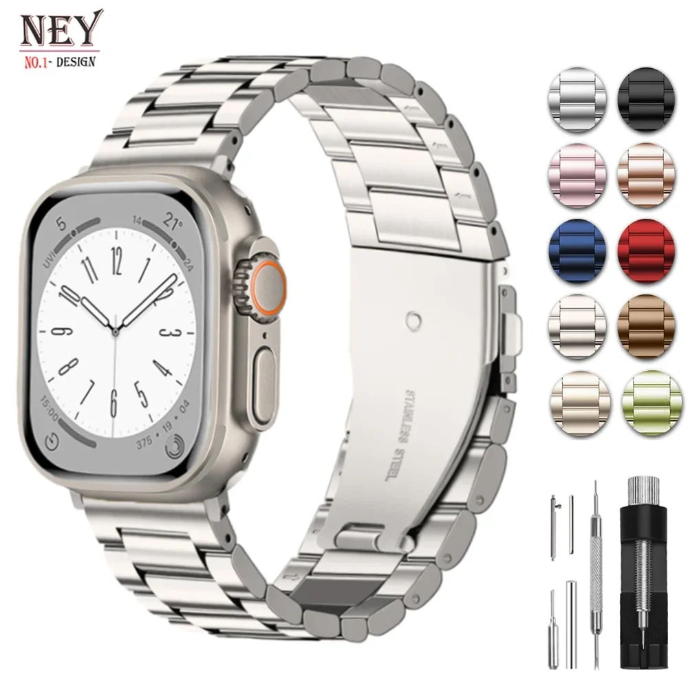 Stainless Steel Metal Watch Strap Bracelet