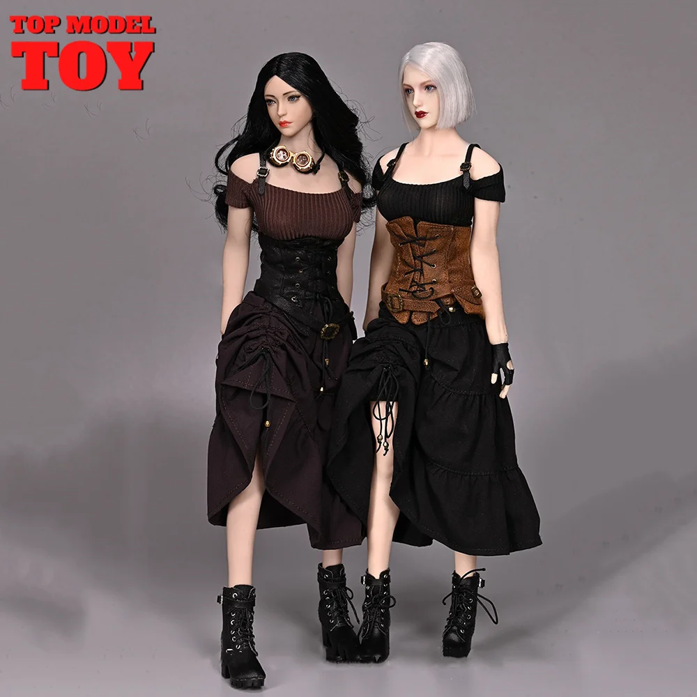 

SA Toys SA012, масштаб 1/6, Женская винтажная модель одежды в стиле стимпанк, готика, экшн-фигурка на 12 дюймов