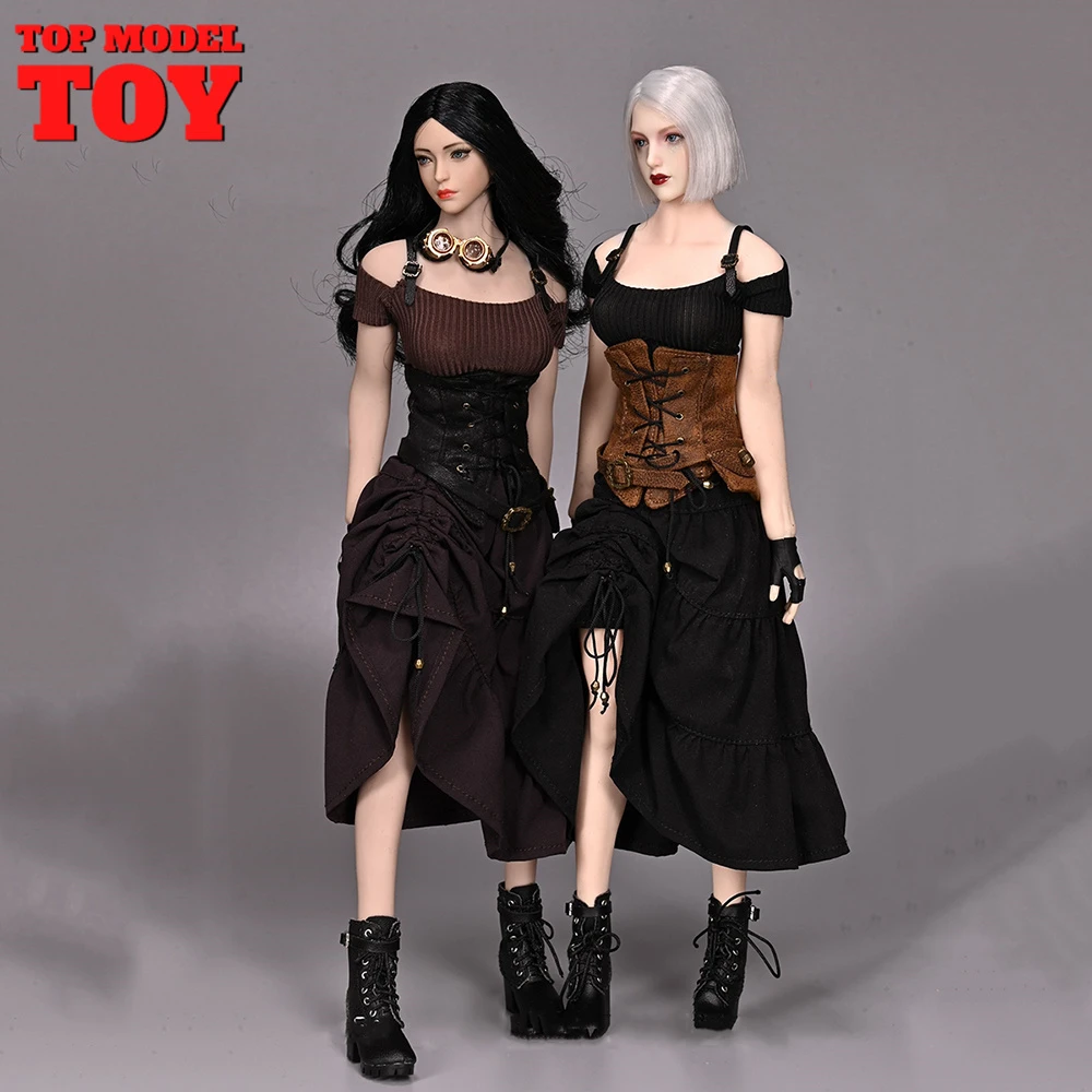 SA Toys SA012 1/6 Scale mujer Vintage Steampunk ropa gótica modelo para 12 pulgadas figura de acción| | -