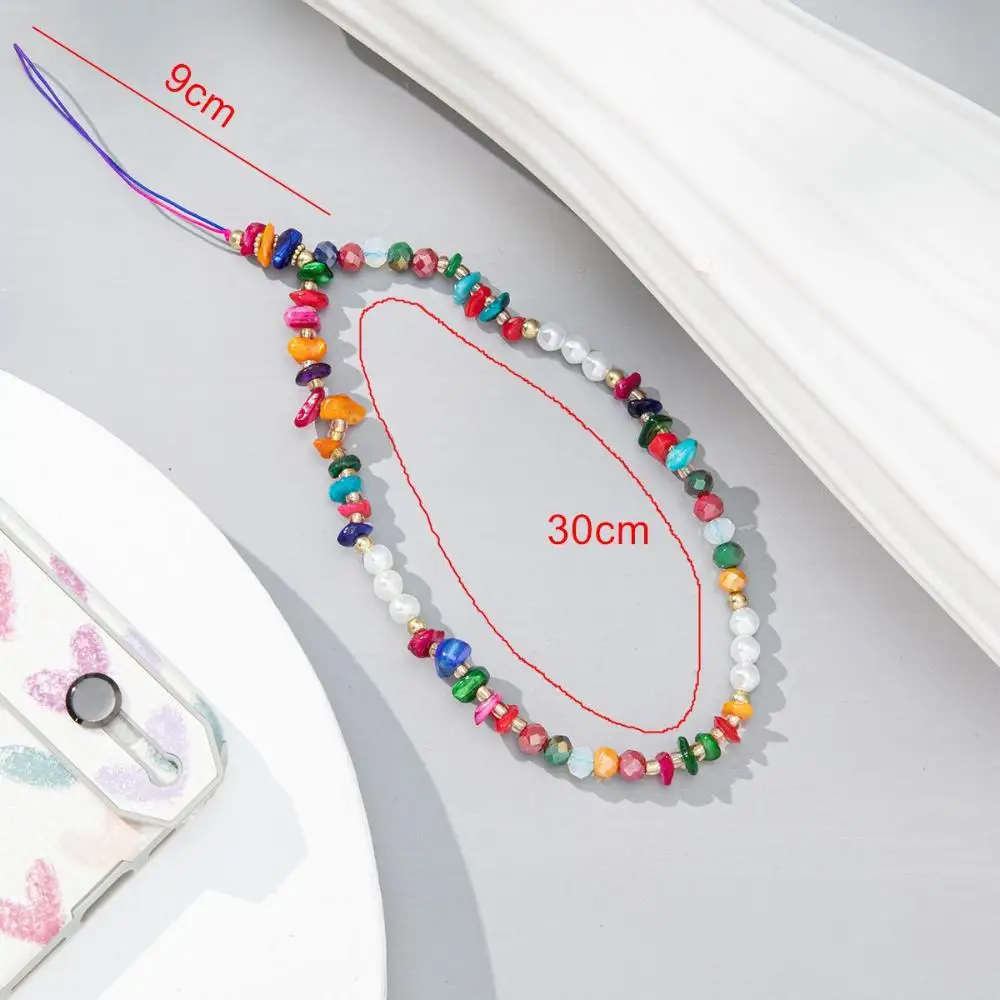 Fashion Women Girls Stone Beaded Keychain Hanging Cord Lanyard Mobile Phone Lanyard Mobile Phone Chain Cellphone Strap phone lanyard,phone keychain,key lanyard,key ring lanyard