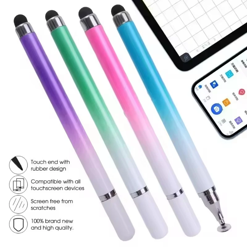Stylus Pen Universal For Android IOS Drawing Capacitive Screen Touch For Xiaomi Samsung 2 in 1