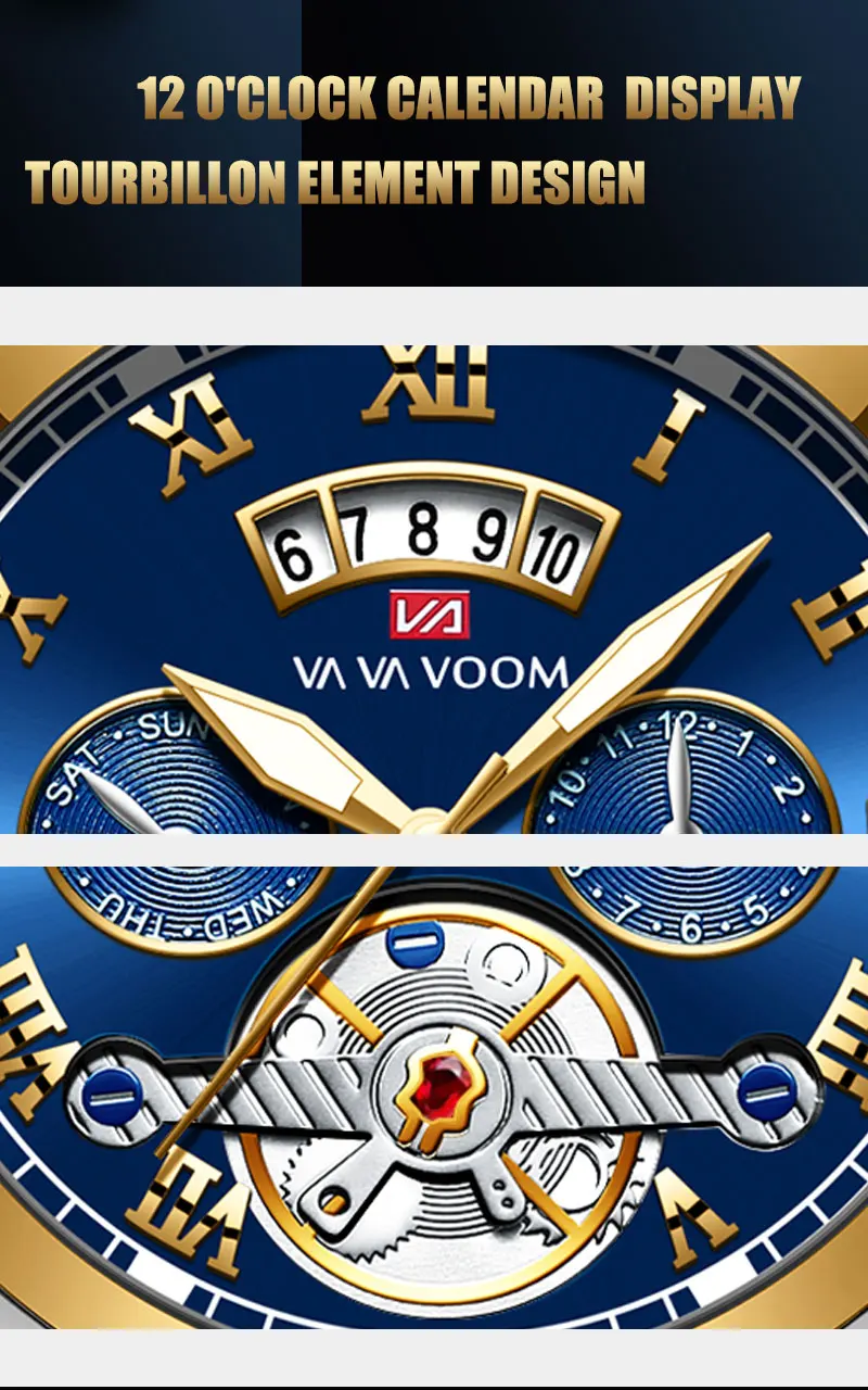 Brand Men Watch Original Pilot Series Simulation Tourbillon 41mm Stainless Steel Quartz Movement Casual Sports Watch_voghion.com