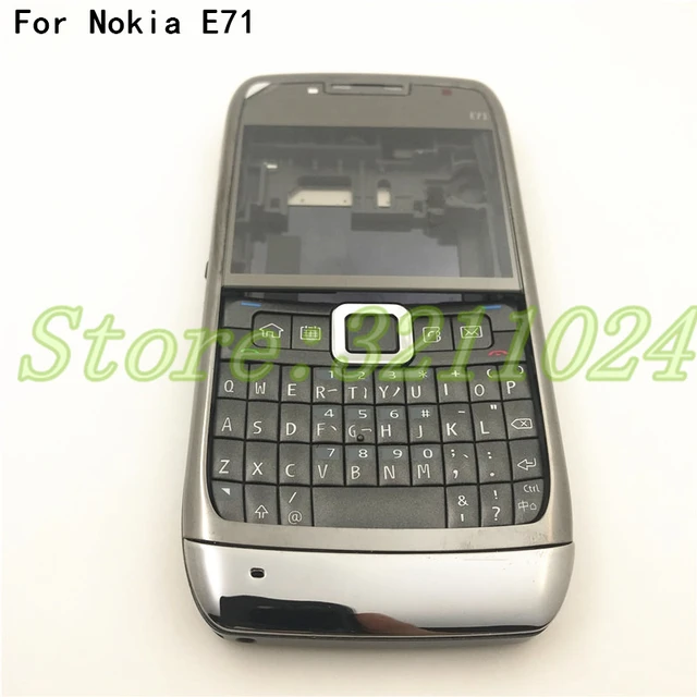 Buona qualità Originale Completa completa Alloggiamento Del Telefono Mobile  Della Copertura di Batteria Per Nokia E71 + Tastiera Inglese + Logo _ -  AliExpress Mobile