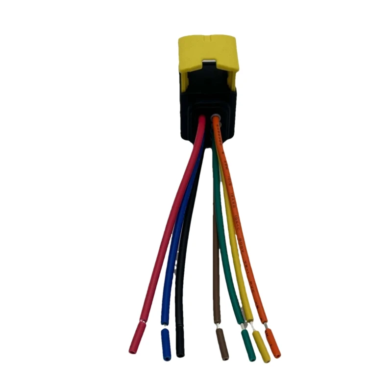 Connecteurs 7 Broches Pour Feux Arrière Mercedes Actros MP4 MP5 - Lot De 10 Pièces Avec Câble 15 Cm - Compatible Camion, Remplacement Facile