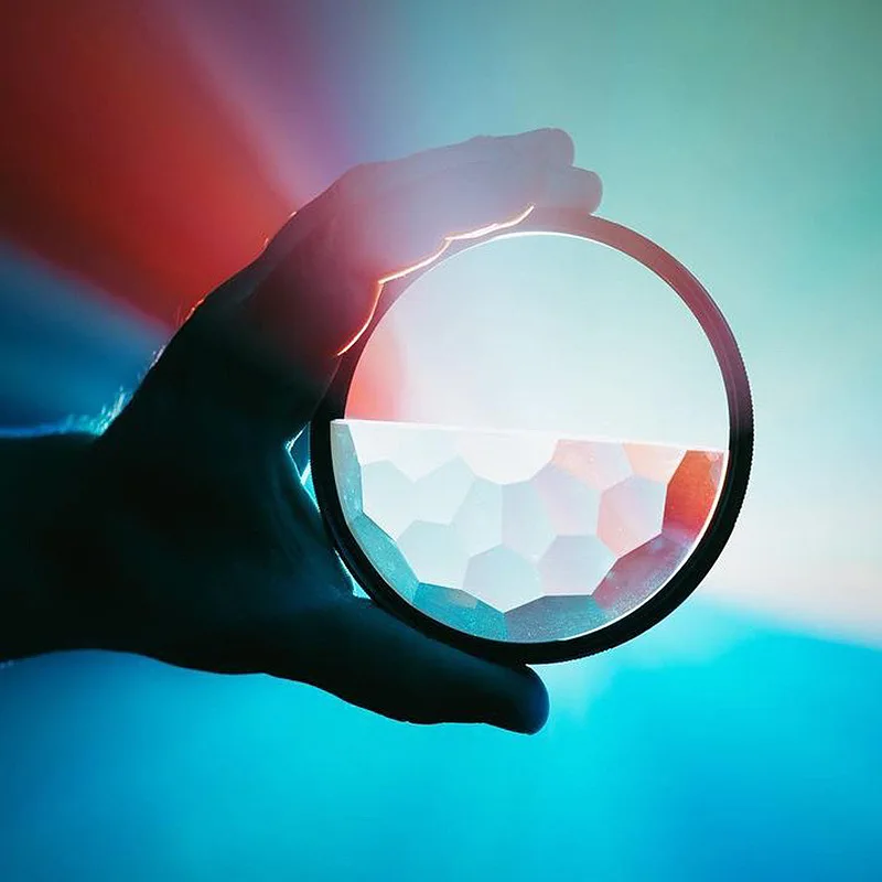 PrismSplitKaleidoscopeFilterSpecialEffectFXLensFilterGlass