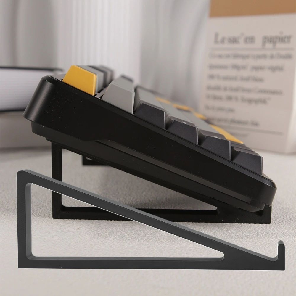 1쌍/2쌍 휴대용 키보드 받침대, 높이 조절 가능한 키보드 각도 플라스틱 컴퓨터 키보드 라이저 액세서리 모니터 홀더