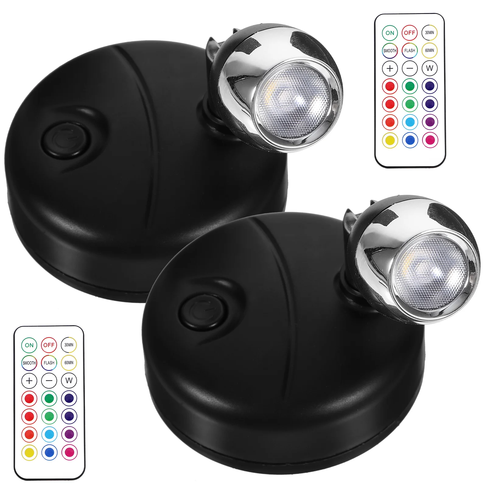 

Беспроводные светодиодный точечные светильники для внутреннего освещения с изменением цвета и вращающейся головкой