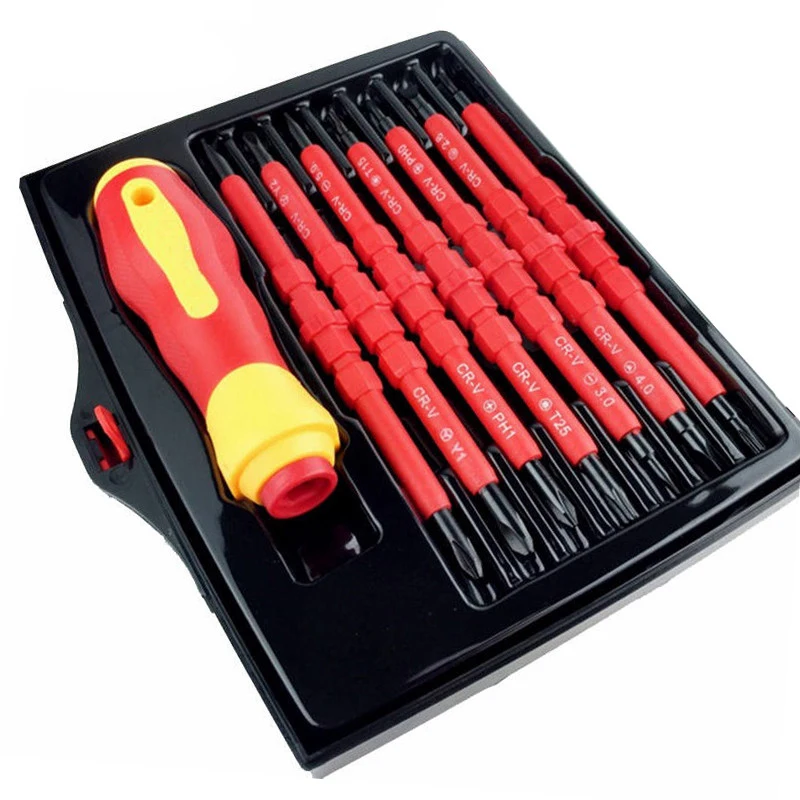 8pcs Insulated Screwdriver Set Screw Driver Bit Phillips