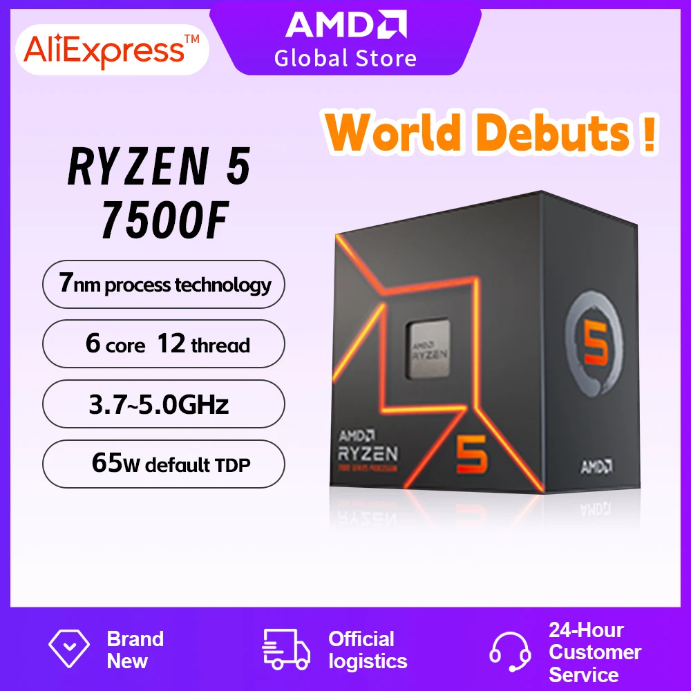 AMD Ryzen 5 7500F (3.7 GHz) - Version Bulk - Processeur - Top Achat