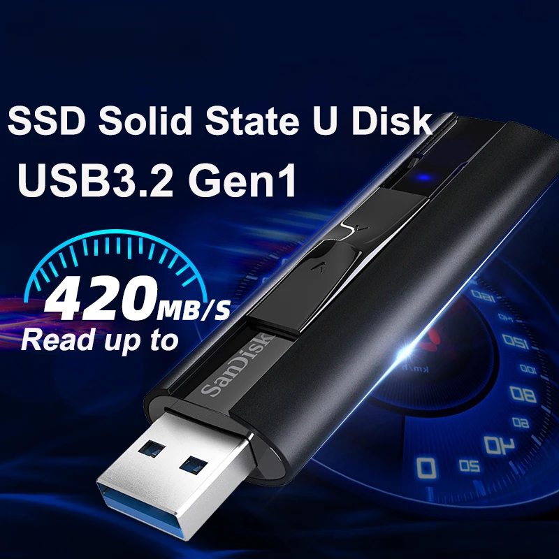 SanDisk-Clé USB 512 à semi-conducteurs Extreme PRO, 3.2 Go, 256 Go, 128 Go,  Pen Drive, CZ880, 1 To, 420 MBumental, Original - AliExpress