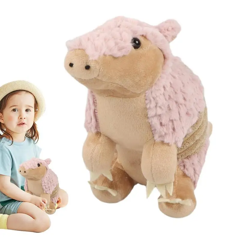 

Stuffed Armadillo Soft Plushie Cuddly Animal Soft Huggable Throw Pillow PP Cotton Filling Party Supplies Sofa Decorations