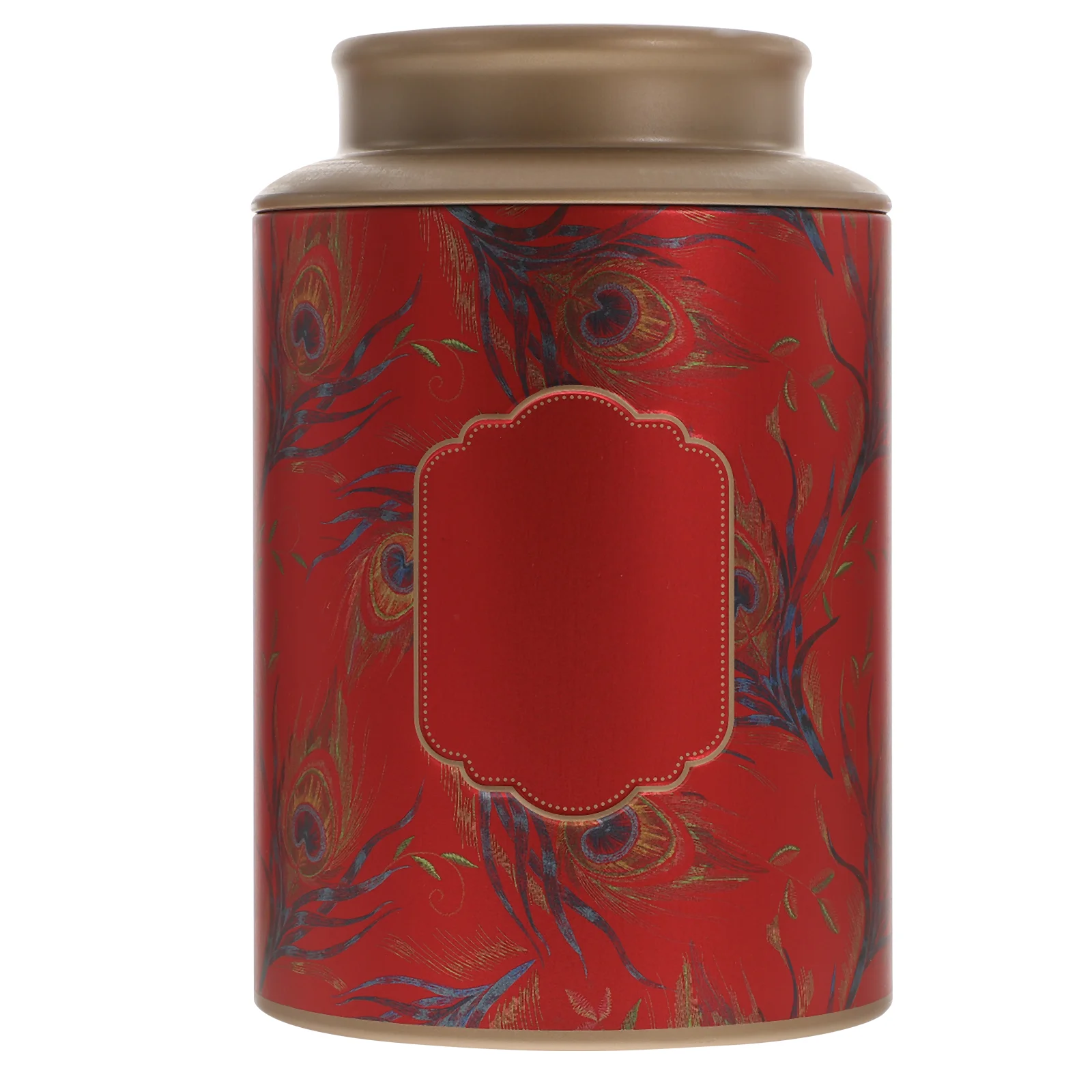 

Tea Tin Canisters Metal Airtight Jar Vintage Chinese Style Tinplate Tea Coffee Sugar Storage Jars Loose Leaf