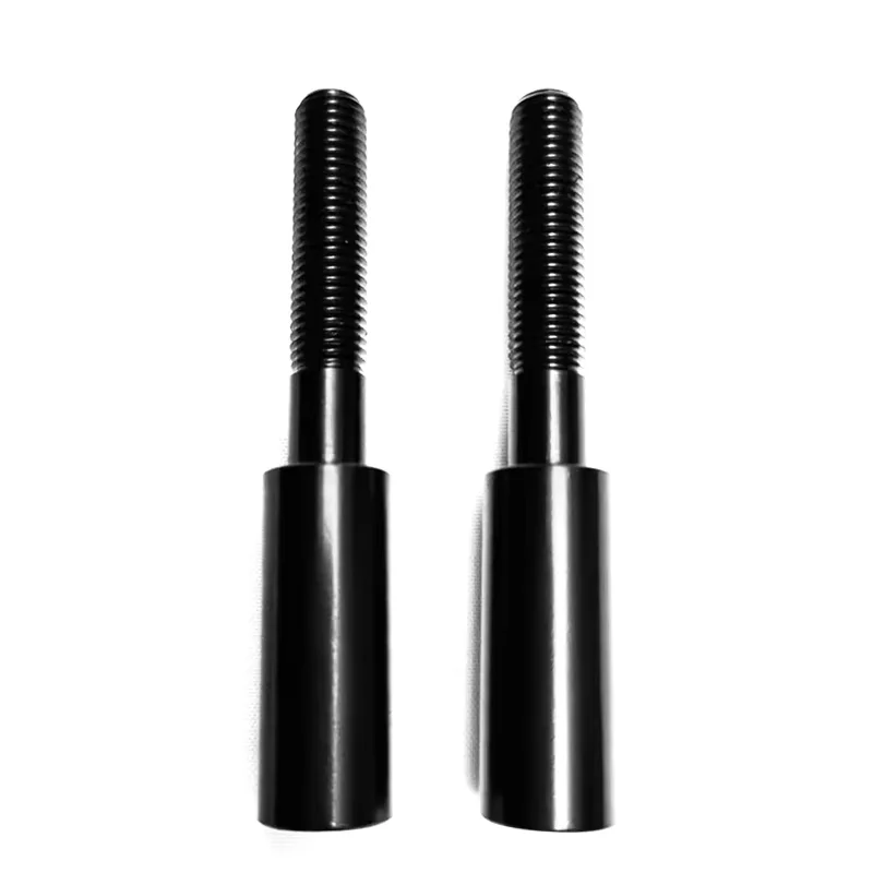 HCMT 스틸 블랙 2 인치 사이드 미러 확장 라이저 어댑터는 Harley Sportster Softail Dyna Touring 1994+에 적합합니다.