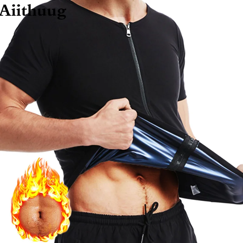 Aiithuug Gym Workout Hoodie Shaper Zipper Long Sleeve Sport Fitness Tops  Sauna Suit Hot Sweat Waist Trainer Jacket Body Shapers - AliExpress