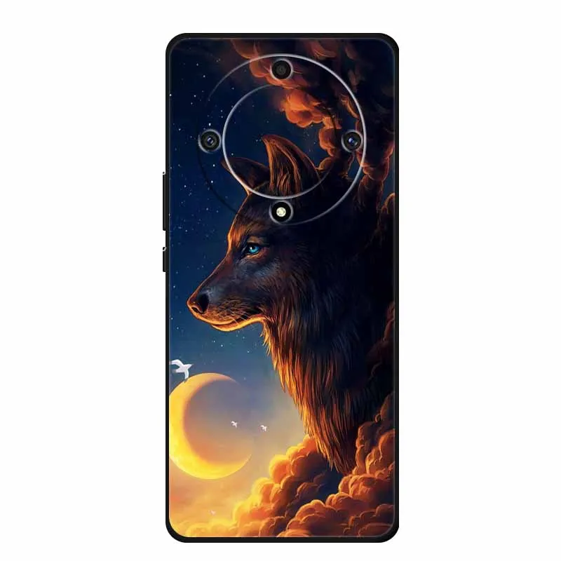 Cat Design Soft TPU Silicone Phone Case
