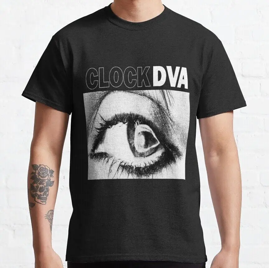 Nwt Clock Dva Inustrial Music T-Shirt Unisex Maniche Lunghe O Corte