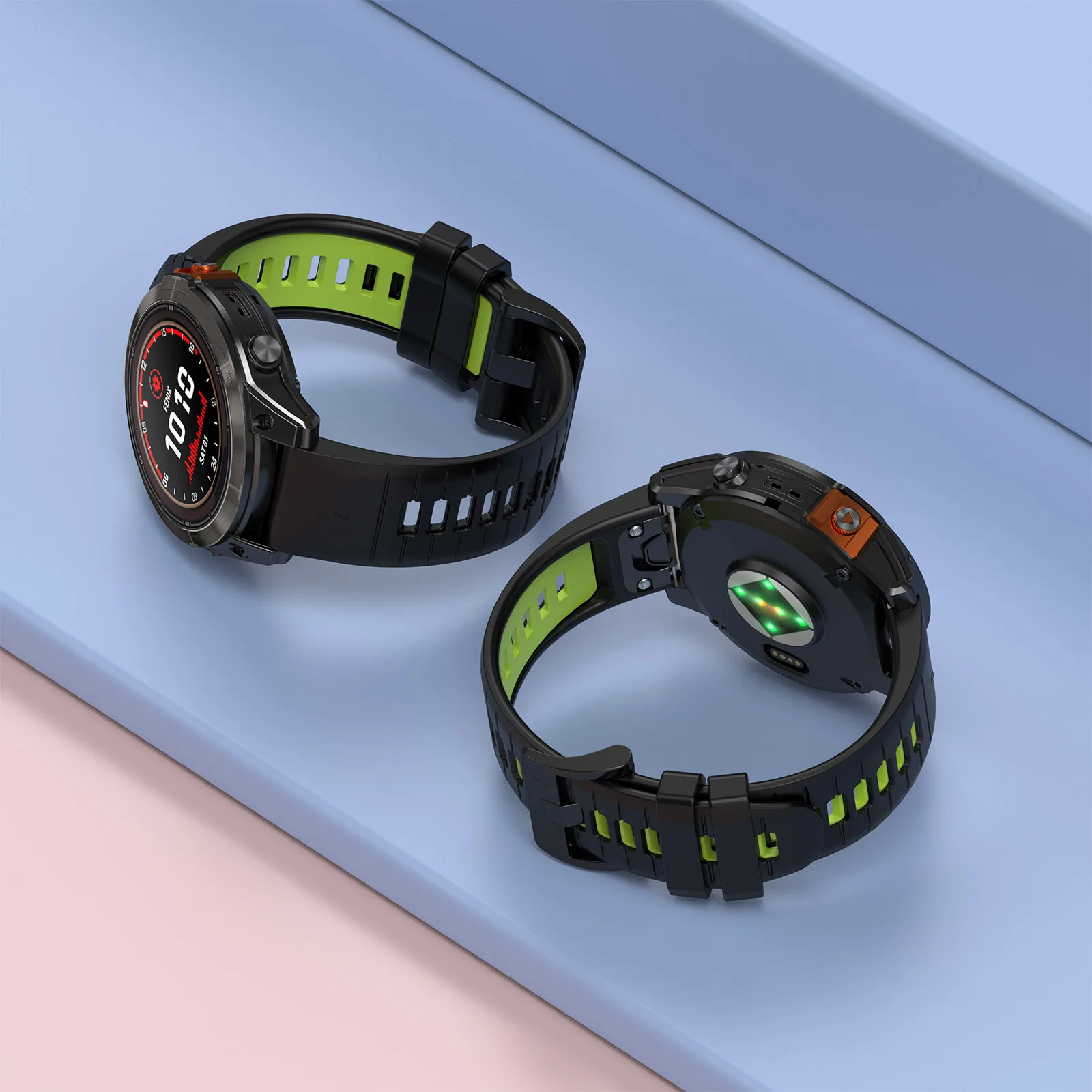26 22mm Silicone Watch strap for Garmin Fenix 7 Pro 7X 7S 6X 6 6S 5S 5 5X Plus 3HR D2 965 945 Epix Gen2 S70 Tactix 7Pro Bracelet