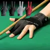 1PCS Three Fingers Snooker Glove Elasticity Left Right Hand Billiard Glove Anti Skid Spandex Training Glove Fitness Accessories 1