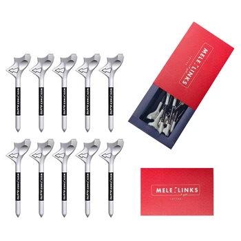 골프 플라스틱 티, 사선 삽입 마름모 골프 공 홀더, 속도 증가, 골프 선물 상자 포함, 골프 액세서리, 10 °