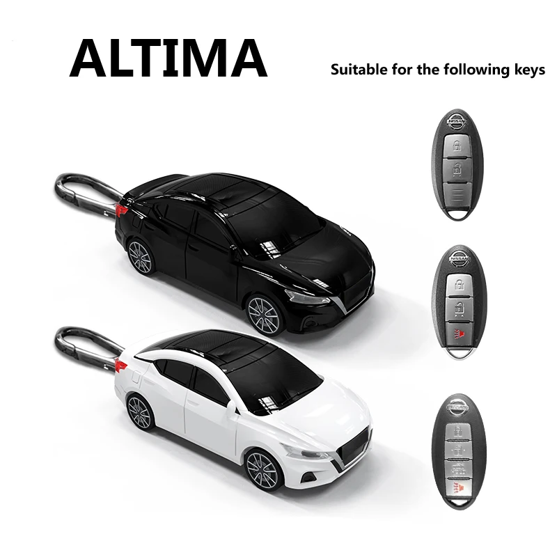 Car Key Cover Case For Nissan ALTIMA Sentra SR Car Key Cover Remote Control Protective Car Key Case Small Car Model Accessories