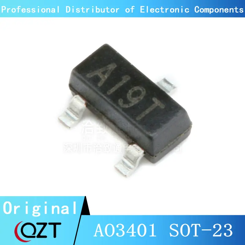 100pcs/lot AO3401 SOT23 3401 A19T 4.2A 30V SOT-23 chip New spot 100pcs lot mmbt3906 2a sot23 mmbt3906lt1g 3906 2n3906 200ma 40v smd transistor chip new spot