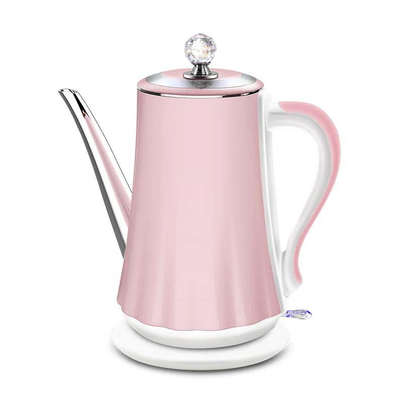 Princess Pink 1.4l Double Layer Pot Body Antihot Electric Kettle 304