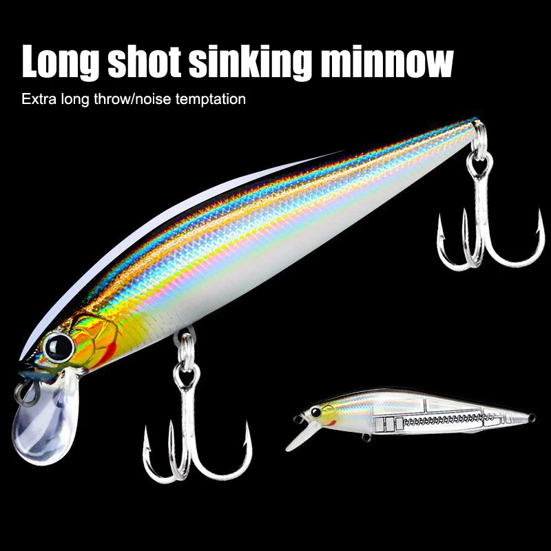 Outdoor Fishing Artificial Road Runner Freshwater Tackle Long Casting Silverfish Chicken Mouth Freshwater Fake Bait