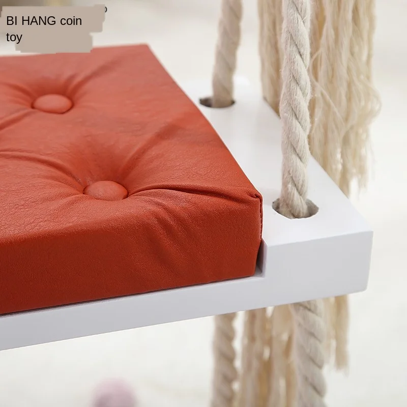 Antiskid and Stable Swing Comfortable Indoor Sitting Tassel Adult Suspended Hanging Chair Balance Perception Without Carpet Doll 5