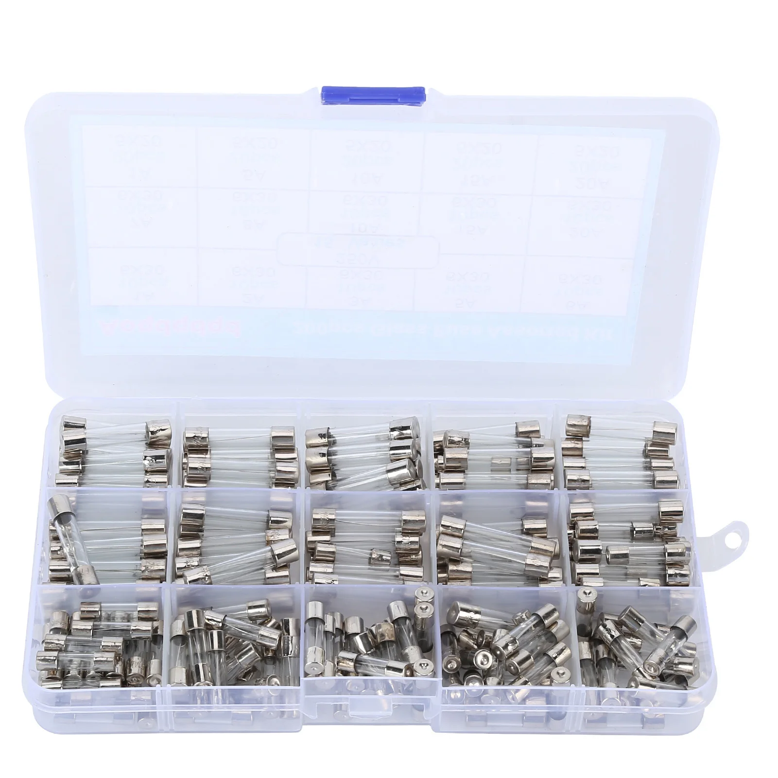 auto Kit glass Assortment Kit Safety Glass Tube 6x30mm 5x20mm Accessory Set for Instrument for Automobile