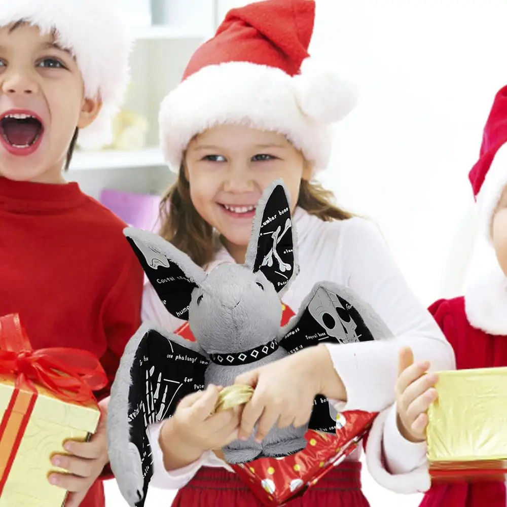 Glow In The Night Bat Plush Toy Realistic Wild Animals Stuffed Toys So