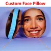 Customized 3D Human/ Animal Face Pillows,Hot Funny Head Pillow,Personalized Woman Pillow,Pet Loss Memorial Gift,Pet Lover Gift 3