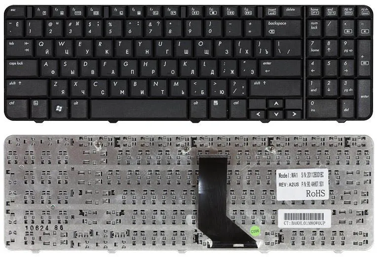 Клавиатура для Compaq Presario CQ60-419 черная | Компьютеры и офис