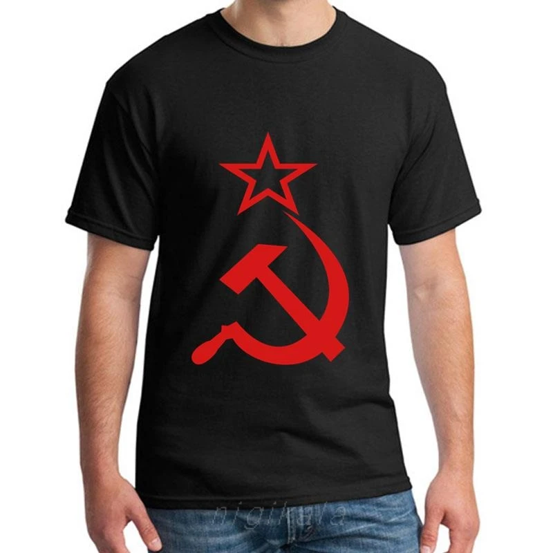 

Новый стиль Redstar футболка Летняя мода Забавный принт Повседневная 100% хлопковая Мужская футболка