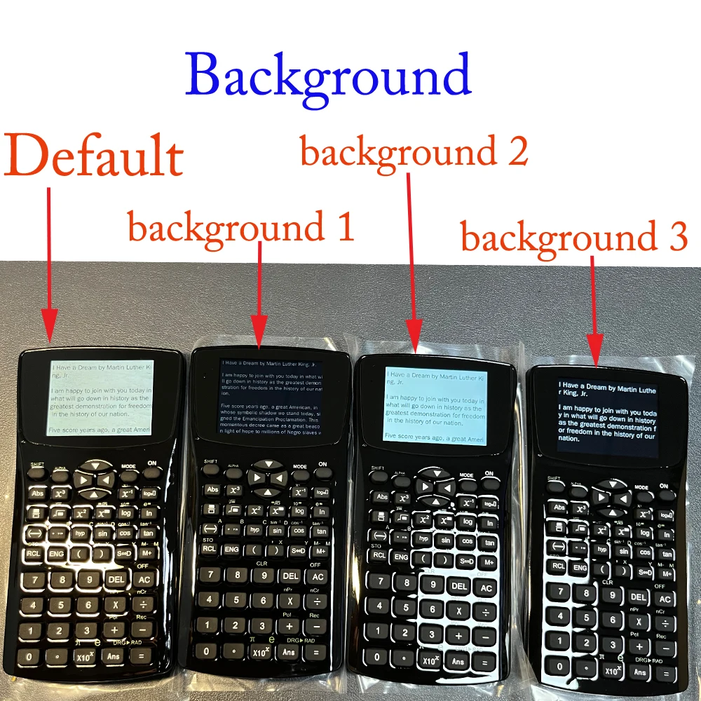 H800 Txt Magic Rekenmachine 4G Geheugen Muziek Video Foto Txt Ebook Student Rekenmachine Met Noodknop