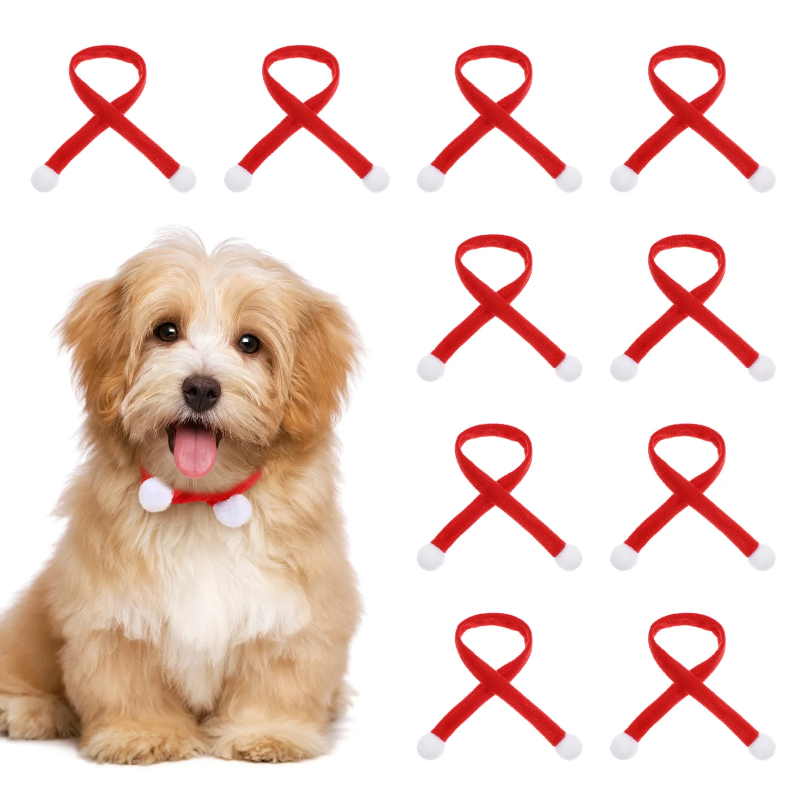 

Wine Bottle Covers Christmas Scarf for Dogs Cat Christmas Scarf Christmas Scarf for Pets Pet Christmas Scarf