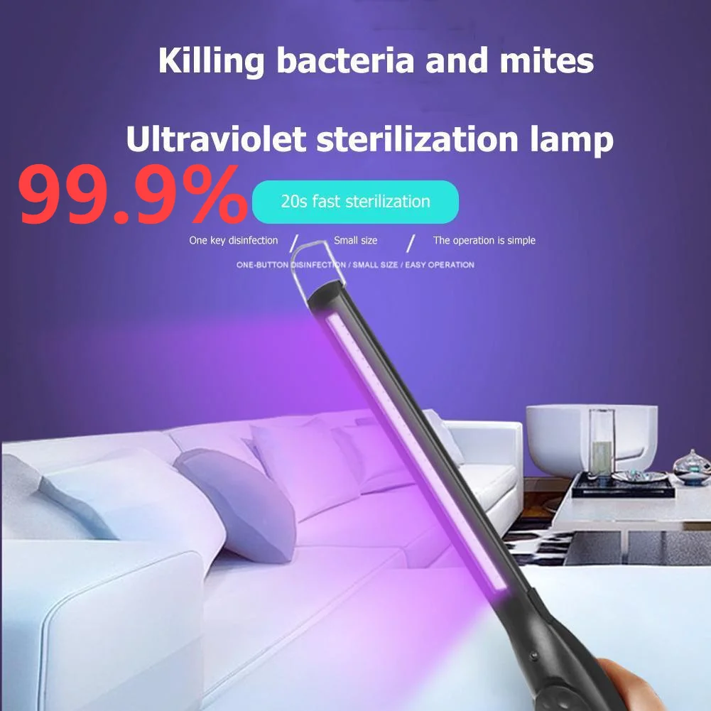 Portable UV Sterilizer Light Disinfection Germicidal Lamp for Indoor office Home