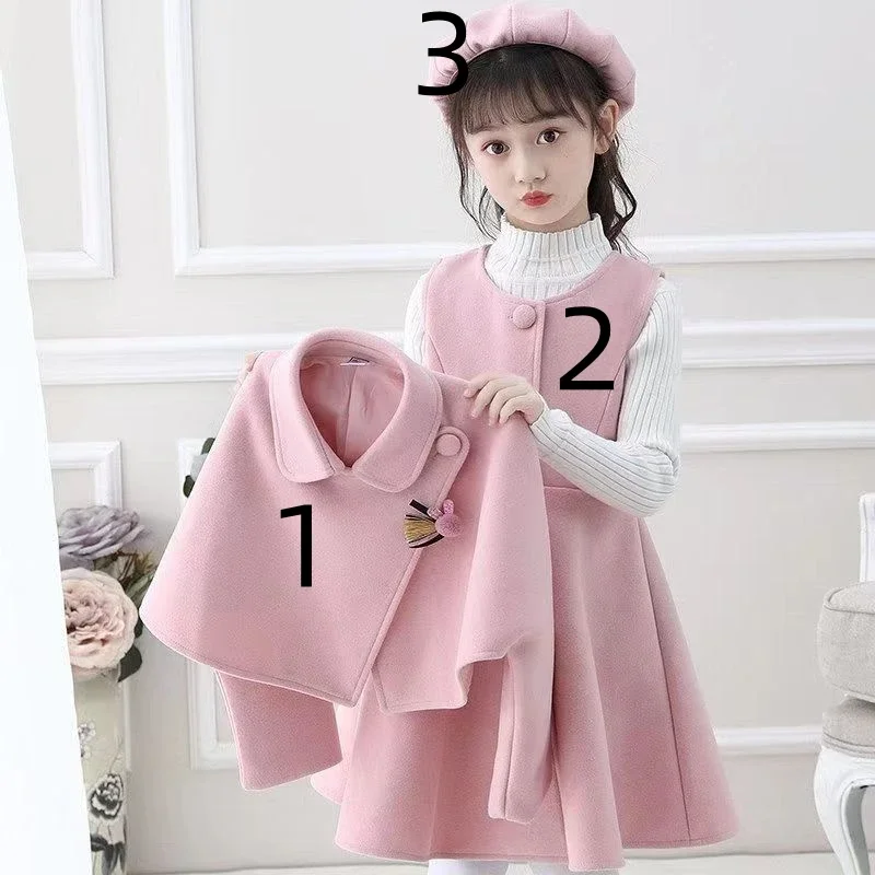 Set di vestiti per neonati, set di abbigliamento a maniche lunghe, maglioni, magliette, plaid, mini gonna, 2 pezzi, autunno e inverno, Nero , 6-12