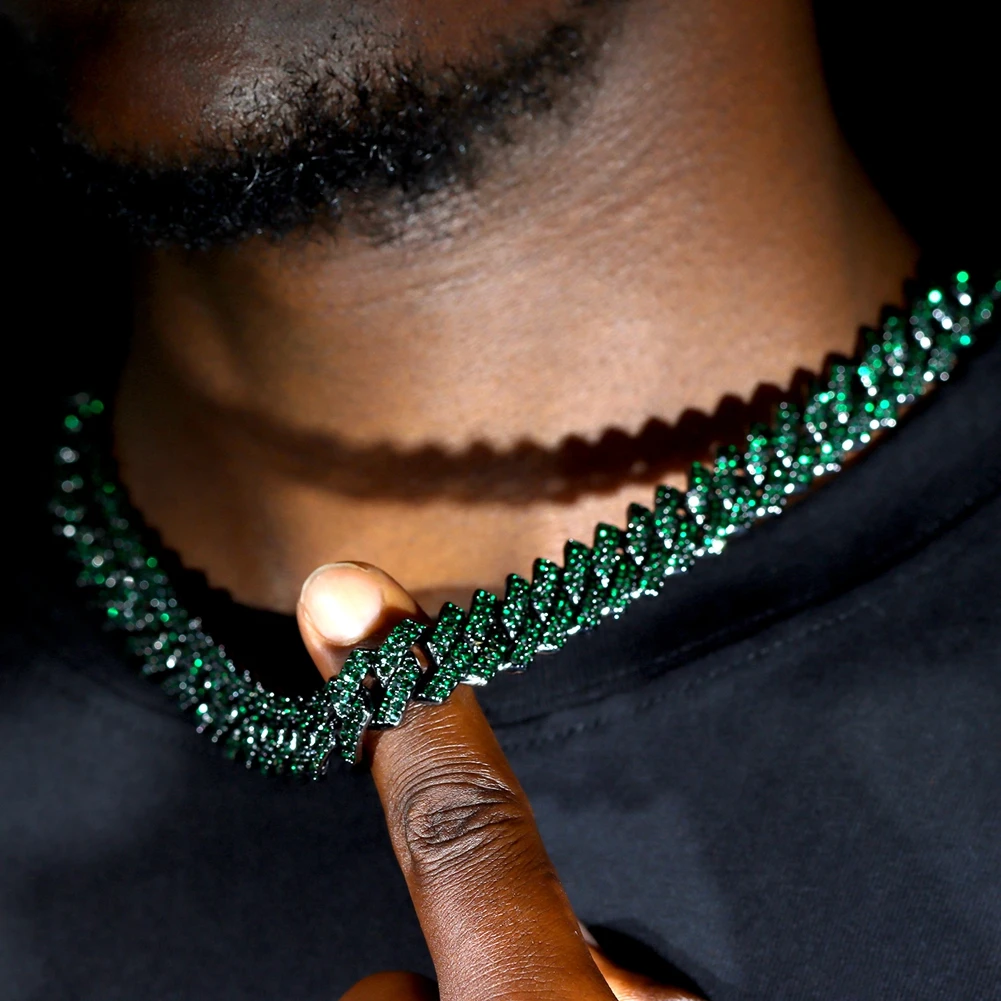 Out Chain Gothic Punk Necklace Men 