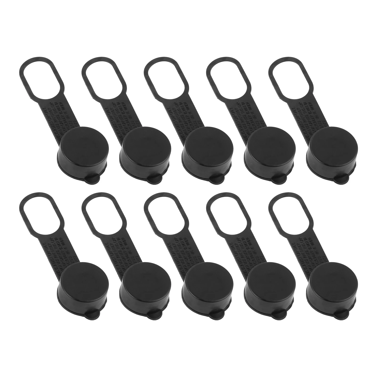 QCC1 Propane Dust Caps Propane Tank OPD Filler Valve Dust Cap Strap Gauge Fitting Thread Protection Sleeve Cap 10Pcs