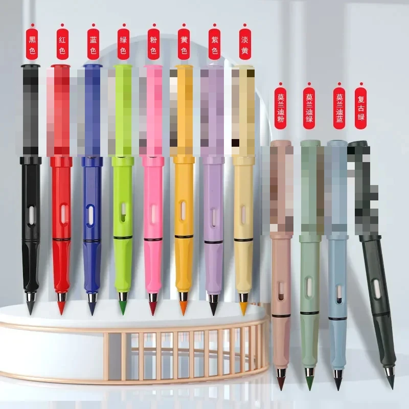 Eternal Pencil 12 Colors Unlimited Writing Kids Infinity Cute Pen Sketch Painting Stationery Kawaii Crayons School Supplies