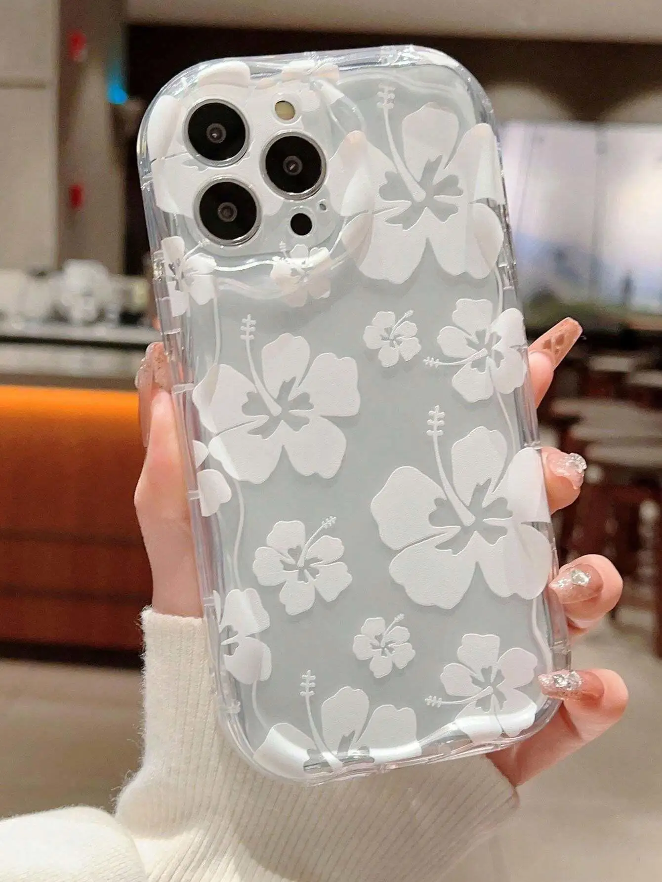 Butterfly Retro Silicone Transparent Phone Case Cover