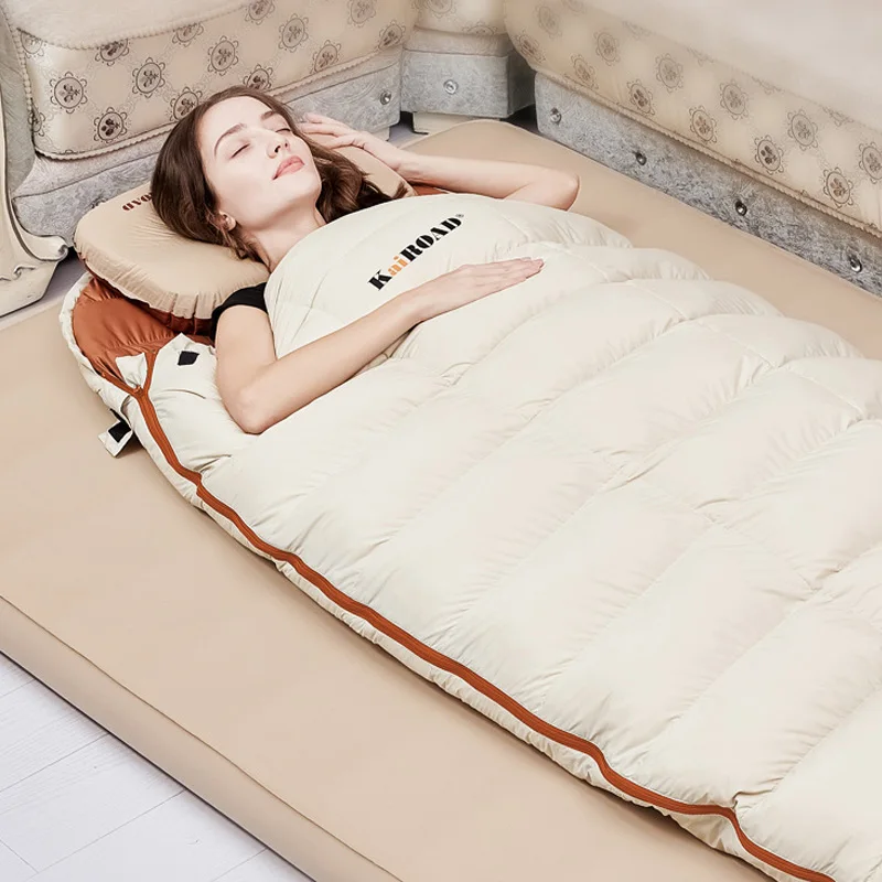 Lohascamping Adult Down Sleeping bag Machine washable Ultralight 3 Season Sleeping Bags for home Traveling Camping sleeping bag 2